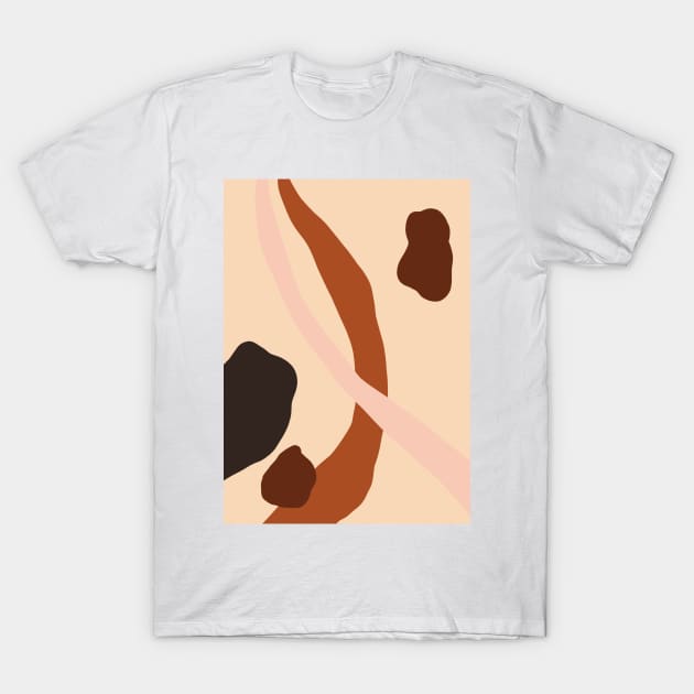 Abstract Earth Tones 3.3 T-Shirt by gusstvaraonica